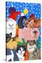 Christmas Cats-Tony Todd-Stretched Canvas