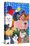 Christmas Cats-Tony Todd-Stretched Canvas