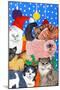 Christmas Cats-Tony Todd-Mounted Giclee Print