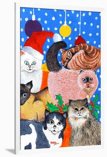 Christmas Cats-Tony Todd-Framed Giclee Print