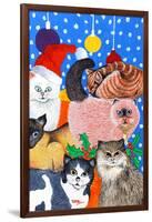 Christmas Cats-Tony Todd-Framed Giclee Print