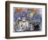 Christmas Cats-RUNA-Framed Giclee Print