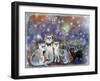 Christmas Cats-RUNA-Framed Giclee Print