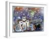 Christmas Cats-RUNA-Framed Giclee Print