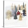 Christmas Chalet I-Victoria Borges-Stretched Canvas