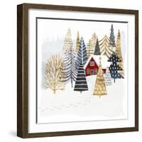 Christmas Chalet I-Victoria Borges-Framed Art Print