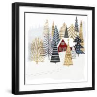 Christmas Chalet I-Victoria Borges-Framed Art Print