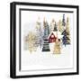 Christmas Chalet I-Victoria Borges-Framed Art Print