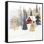 Christmas Chalet I-Victoria Borges-Framed Stretched Canvas