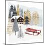 Christmas Chalet II-Victoria Borges-Mounted Art Print