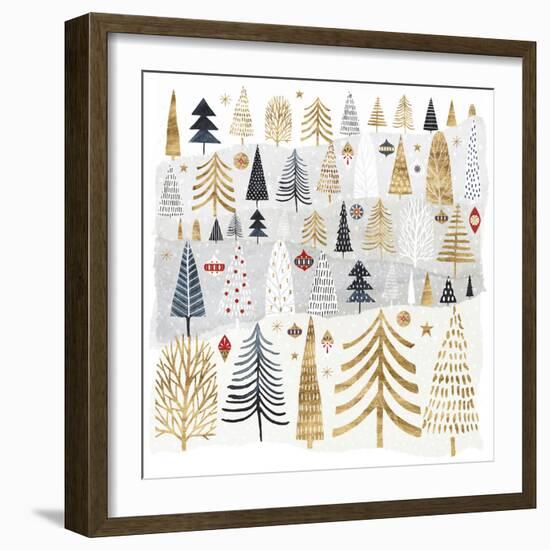 Christmas Chalet III-Victoria Borges-Framed Art Print