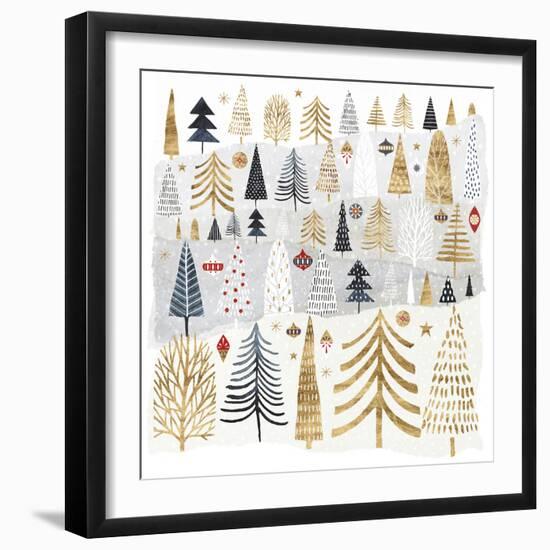 Christmas Chalet III-Victoria Borges-Framed Art Print