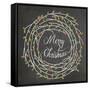 Christmas Chalk 3-Erin Clark-Framed Stretched Canvas