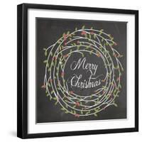 Christmas Chalk 3-Erin Clark-Framed Giclee Print