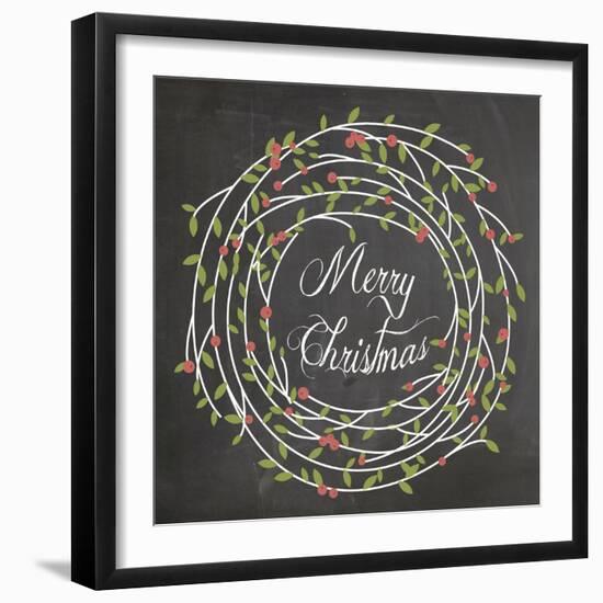 Christmas Chalk 3-Erin Clark-Framed Giclee Print