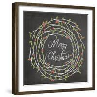 Christmas Chalk 3-Erin Clark-Framed Giclee Print