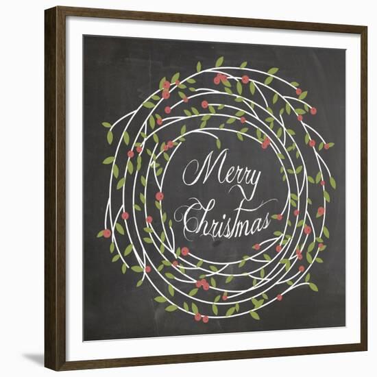 Christmas Chalk 3-Erin Clark-Framed Giclee Print