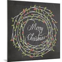 Christmas Chalk 3-Erin Clark-Mounted Giclee Print