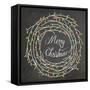 Christmas Chalk 3-Erin Clark-Framed Stretched Canvas