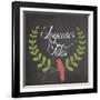 Christmas Chalk 4 French-Erin Clark-Framed Giclee Print