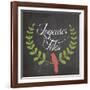 Christmas Chalk 4 French-Erin Clark-Framed Giclee Print