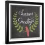 Christmas Chalk 4-Erin Clark-Framed Giclee Print