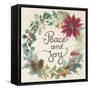 Christmas Chalk IV Light-Mary Urban-Framed Stretched Canvas