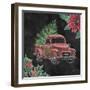 Christmas Chalk Truck IV-Mary Urban-Framed Art Print