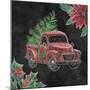 Christmas Chalk Truck IV-Mary Urban-Mounted Art Print