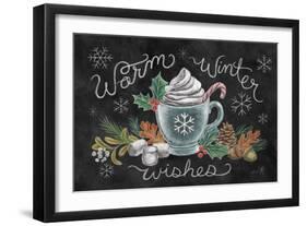 Christmas Chalk VIII-Mary Urban-Framed Art Print