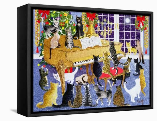 Christmas Chorus-Pat Scott-Framed Stretched Canvas