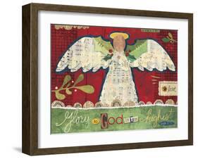 Christmas Collage 3-Holli Conger-Framed Giclee Print