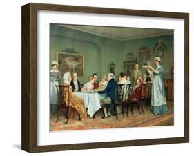 "Christmas Comes But Once a Year !", from the Pears Christmas Annual 1896-Charles Green-Framed Giclee Print