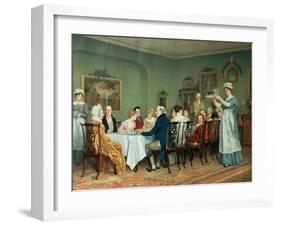 "Christmas Comes But Once a Year !", from the Pears Christmas Annual 1896-Charles Green-Framed Giclee Print