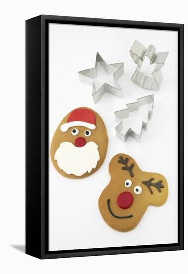 Christmas Cookies and Cookie Cutters-null-Framed Stretched Canvas