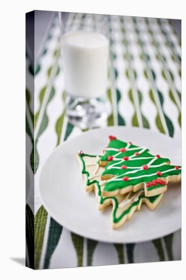 Christmas Cookies and Milk-null-Stretched Canvas