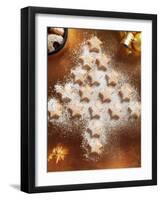 Christmas Cookies Arranged into Tree Shape-Colin Anderson-Framed Photographic Print