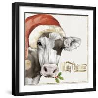 Christmas Cow-PI Studio-Framed Art Print