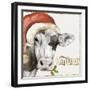 Christmas Cow-PI Studio-Framed Art Print