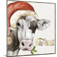 Christmas Cow-PI Studio-Mounted Art Print