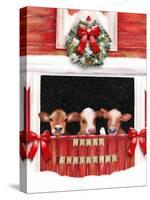 Christmas Cows-Leah Straatsma-Stretched Canvas