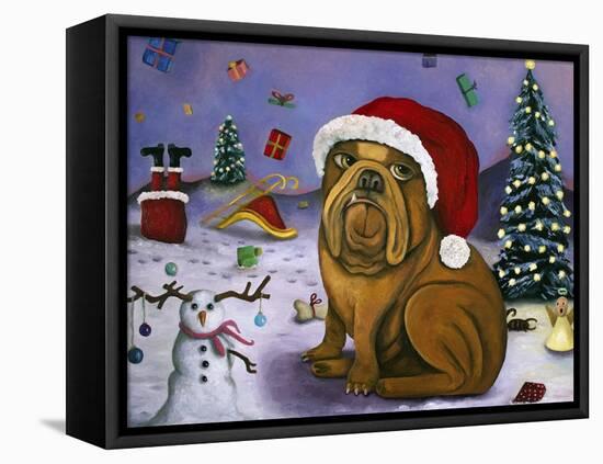 Christmas Crash-Leah Saulnier-Framed Stretched Canvas