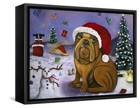 Christmas Crash-Leah Saulnier-Framed Stretched Canvas