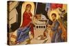 Christmas Crib Depicting the Nativity, Rome, Lazio, Italy, Europe-Godong-Stretched Canvas