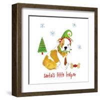 Christmas Critters I-Farida Zaman-Framed Art Print