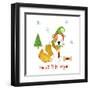 Christmas Critters I-Farida Zaman-Framed Art Print