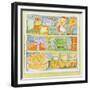 Christmas cupboard interior-Jennifer Abbott-Framed Premium Giclee Print