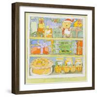 Christmas cupboard interior-Jennifer Abbott-Framed Giclee Print