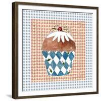 Christmas Cupcake-Effie Zafiropoulou-Framed Giclee Print