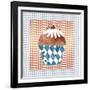 Christmas Cupcake-Effie Zafiropoulou-Framed Giclee Print